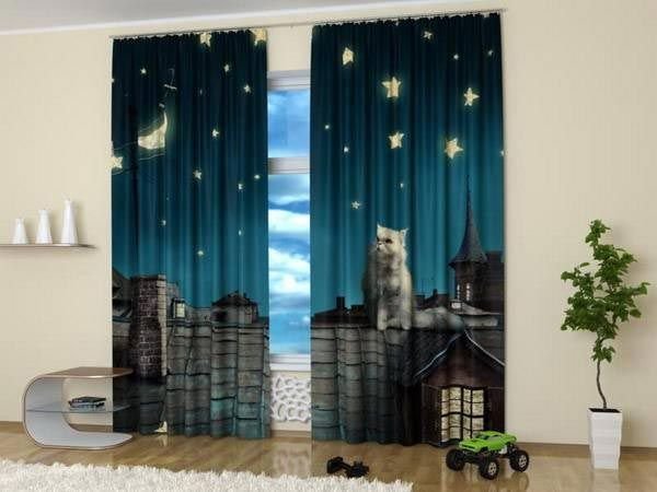 Digital Printed Curtains 01