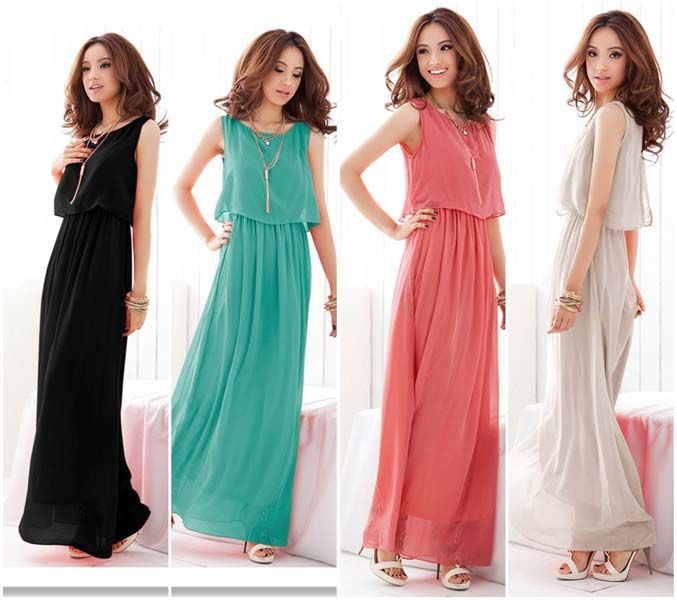 Ladies Long Dress 01