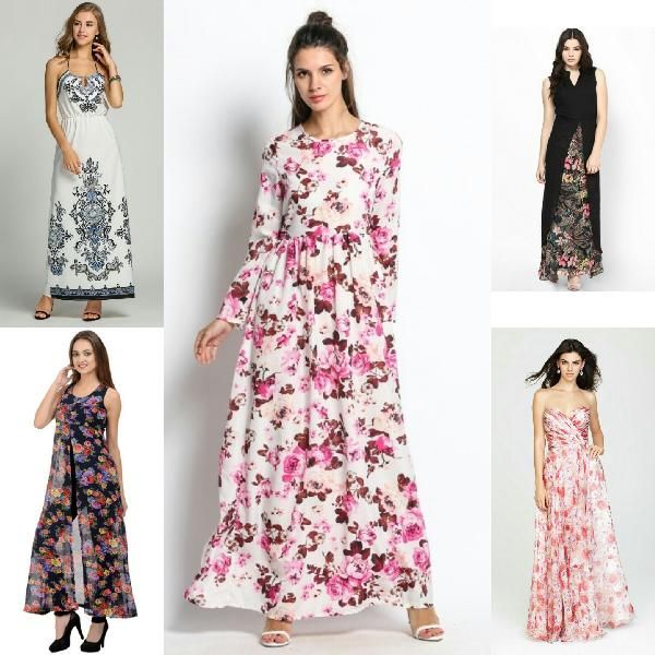 Ladies Long Dress 02