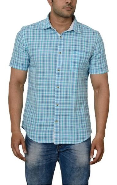 Mens Casual Cotton Shirt (0102-BBST-1_1)