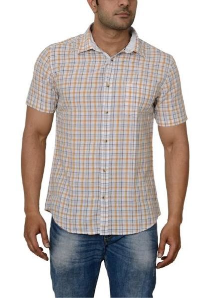 Mens Casual Cotton Shirt (0103-BBST-1_1)