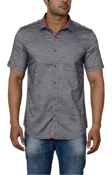 Mens Casual Cotton Shirt (0106-BBST-1_1)