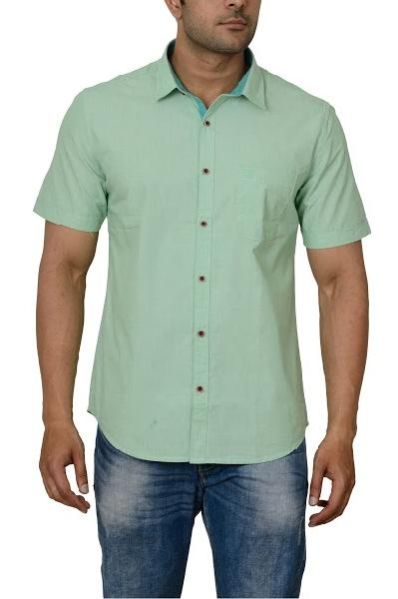 Mens Casual Cotton Shirt (0114-BBST-1_1)