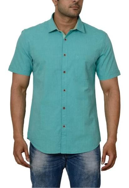 Mens Casual Cotton Shirt (0119-BBST-1_1)