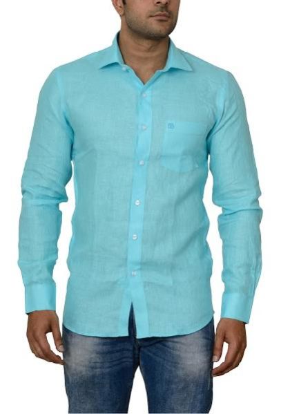 Mens Casual Cotton Shirt (0124-BBST-1_1)