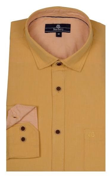 Mens Casual Cotton Shirt (0126-BBST-1_1)
