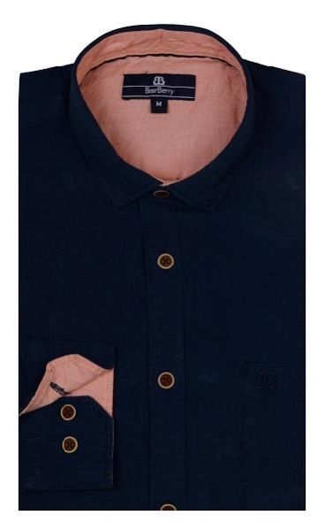 Mens Casual Cotton Shirt (0137-BBST-1_1)