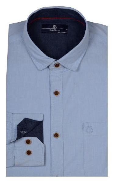 Mens Casual Cotton Shirt (0138-BBST-1_1)