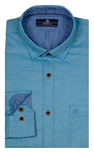 Mens Casual Cotton Shirt (0141-BBST-1_1)