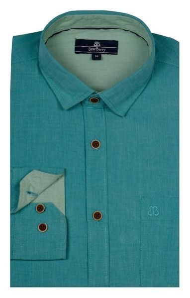 Mens Casual Cotton Shirt (0142-BBST-1_1)