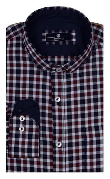 Mens Casual Cotton Shirt (0146-BBST-1_1)