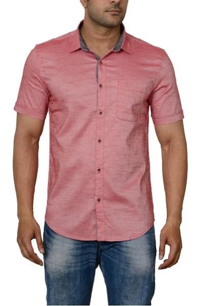 Mens Casual Cotton Shirt (0107-BBST-1_1)