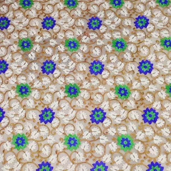 Embroidery Flora Fabric