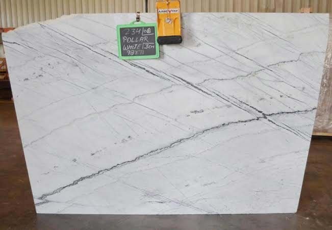 Polar White Marble Slab
