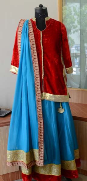 Blue Lehenga Choli