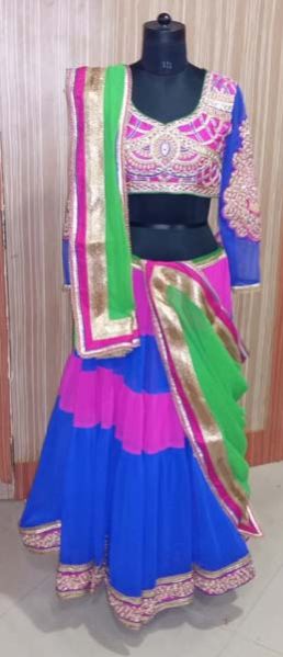 Blue & Rani Lehenga Choli