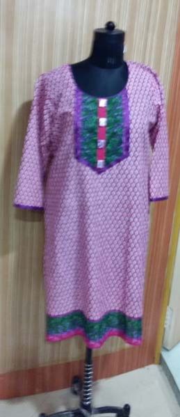Green Cotton Kurti