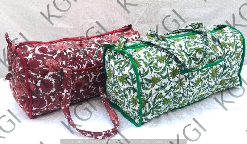 Hand Block Printed Bag 01