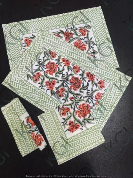 Hand Block Printed Table Mat 03