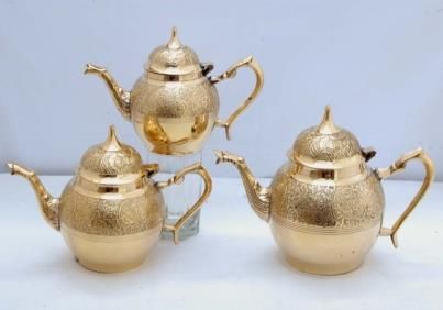 Brass Bobby Salaidar Teapots