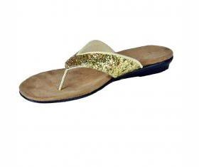 Shiny Bird Flat Sandals