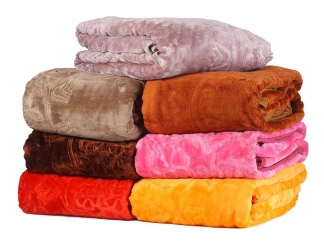Plain And Embossed Mink Blanket