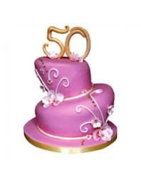 Golden Jubilee Cake 08