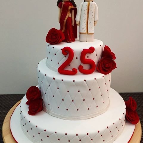 Silver Jubilee Cake 07