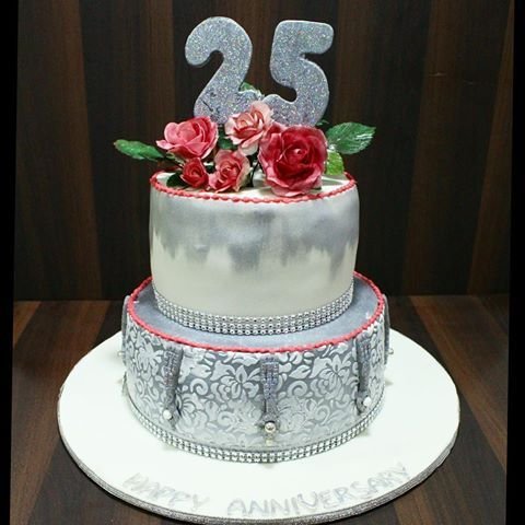 Silver Jubilee Cake 09