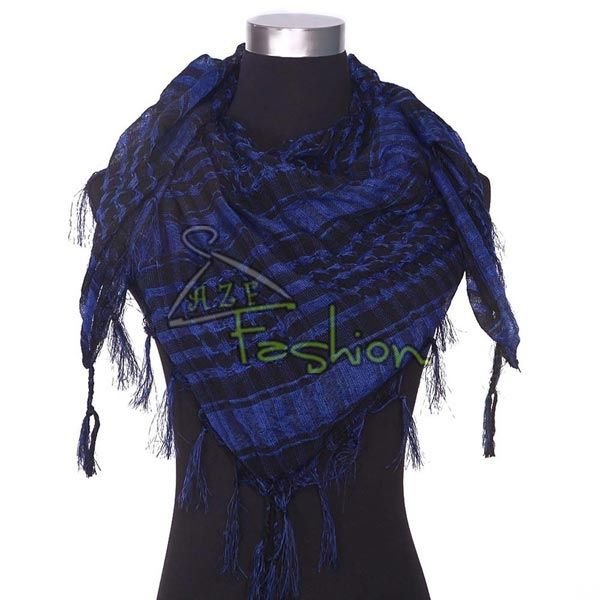 Mens Dark Blue Arafat Scarves