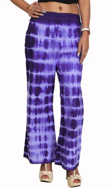 Purple Tie Dye Palazzo Pant 01