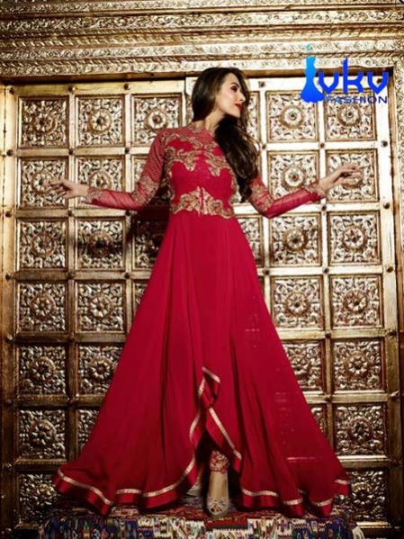 Ladies Bollywood Suit (VKV-1741)