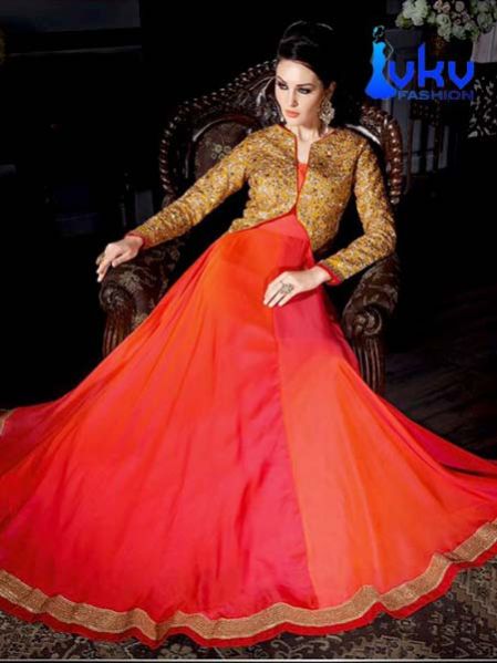 Ladies Bollywood Suit (VKV-1858)