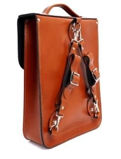 Leather Backpack Bag 01