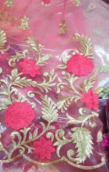 Embroidered Net Fabric (1010)