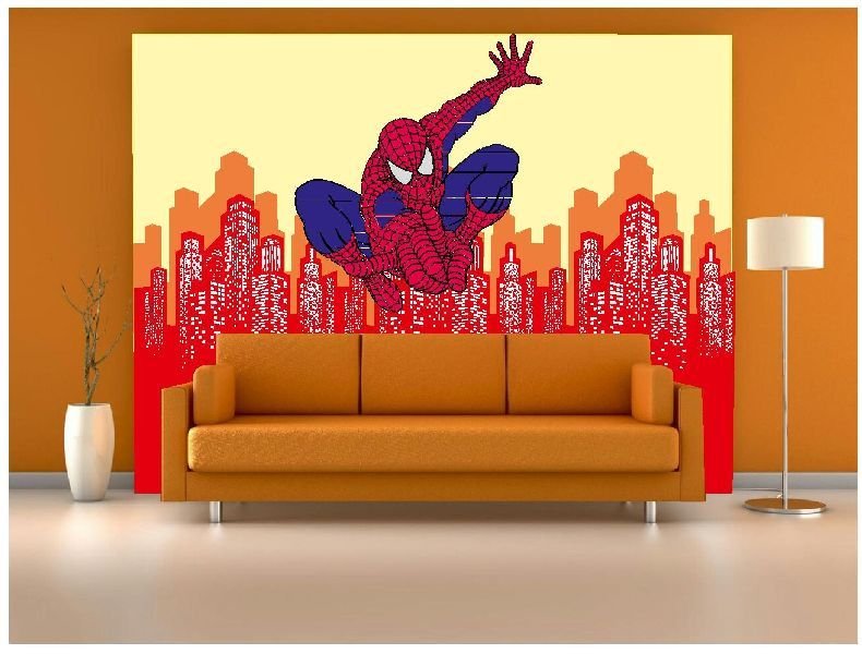 Spiderman Wall Stencil