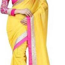 Designer Plain Saree 01