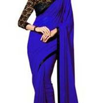 Designer Plain Saree 02