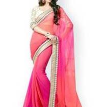 Designer Plain Saree 03
