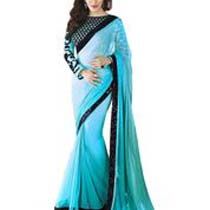 Designer Plain Saree 05