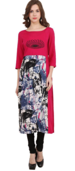 Artistic Print Kurti