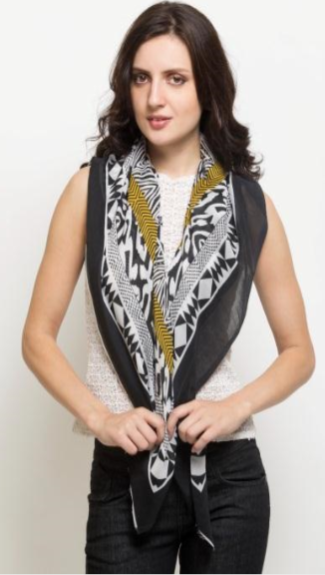 Geometric Print Scarve