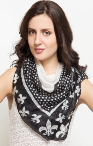 Polka Dot Print Scarve