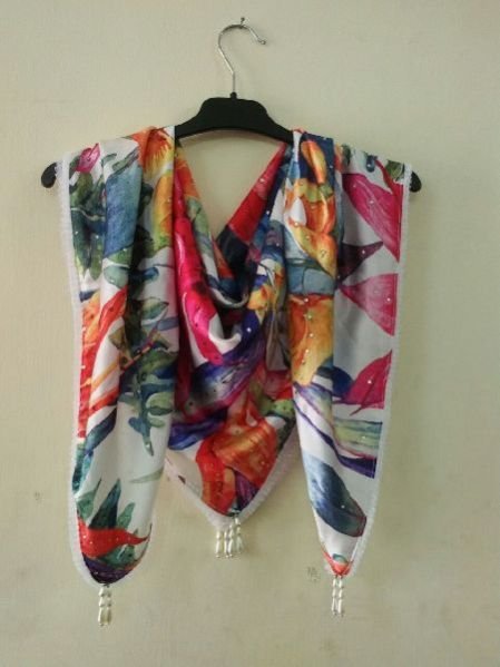 Tropical Print Scarf