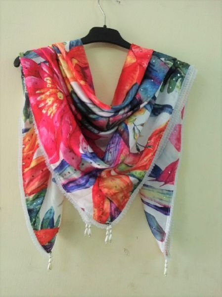 Tropical Print Scarve