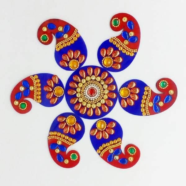 Acrylic Rangoli 04