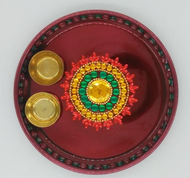 Metal Pooja Thali (UA-MD-01)