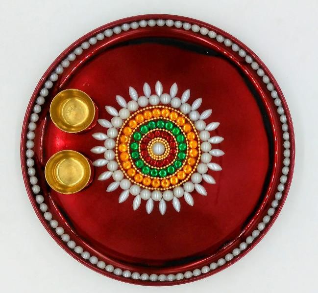 Metal Pooja Thali (UA-MD-05)