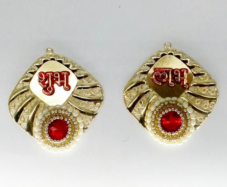 Metal Shubh Labh Wall Hangings (3.5 x 3. 60)
