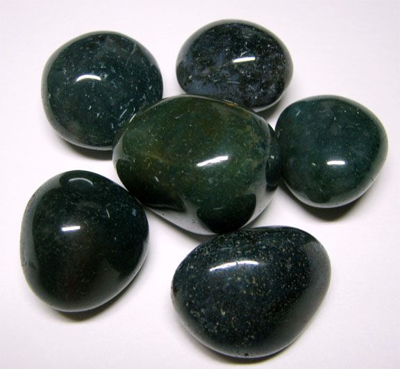 Bottle Green Polished Pebble Stones